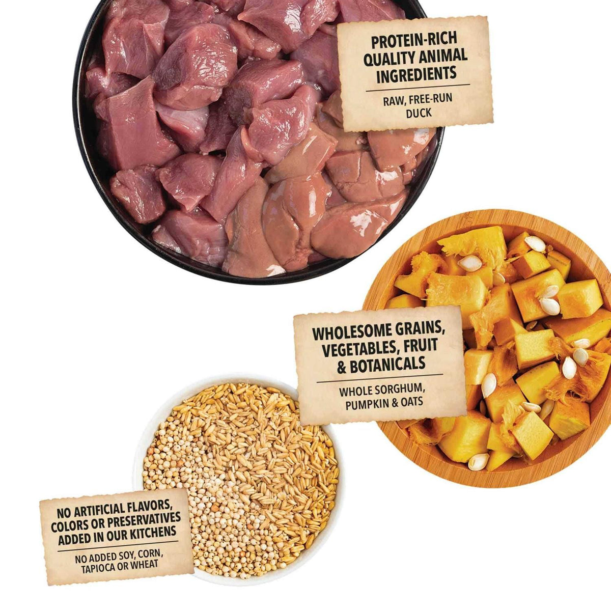 Duck & Pumpkin Dry Dog Food C526