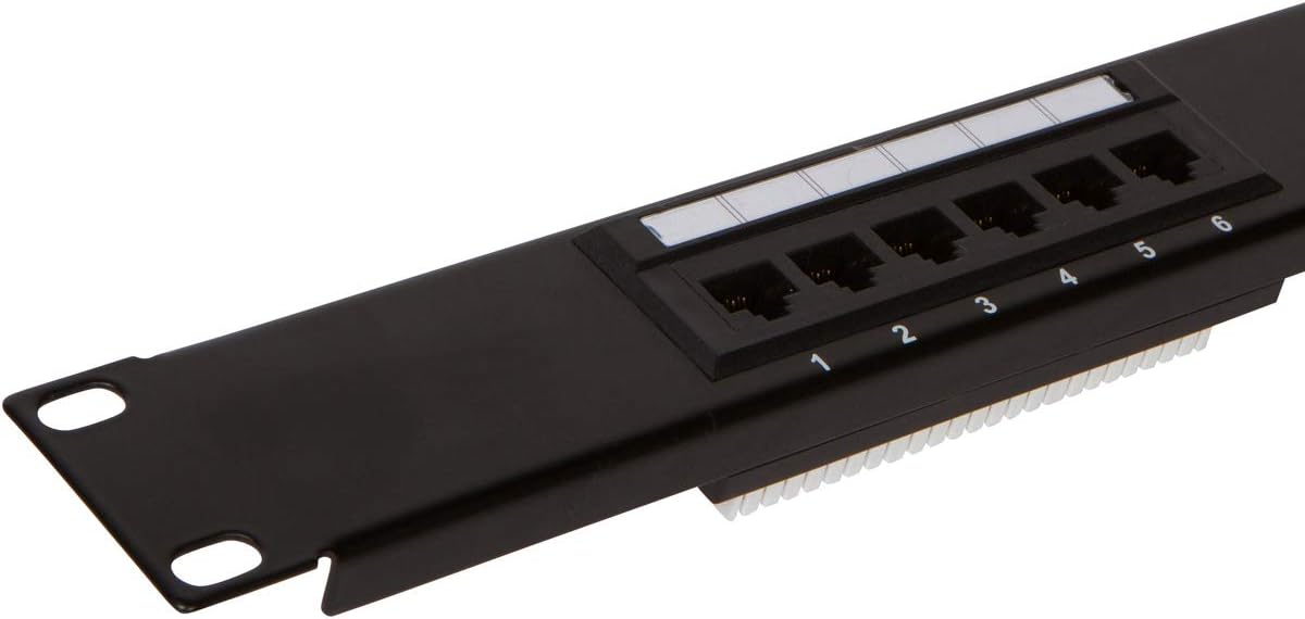 24 Port Cat6 RJ45 Patch Panel Pack of 2 T766