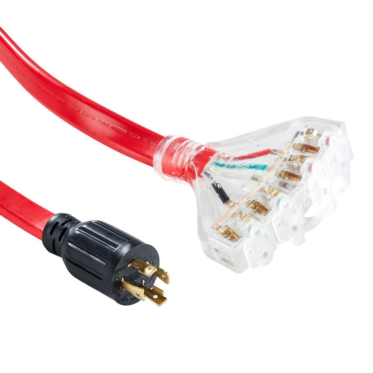 25 ft. 30 Amp 125/250V 4-Outlet Generator Extension Cord K49579