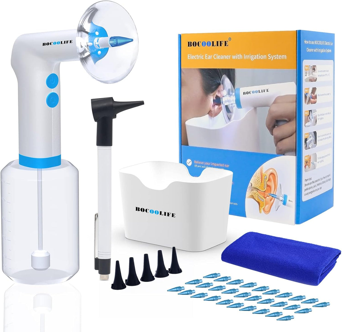 Electric Ear Irrigation Ear Cleaner with 4 Pressure Levels D66545