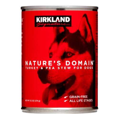 24 Cans Turkey and Pea Stew Dog Food N84517