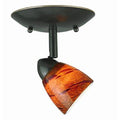 1-Light White Cone Dark Bronze I929
