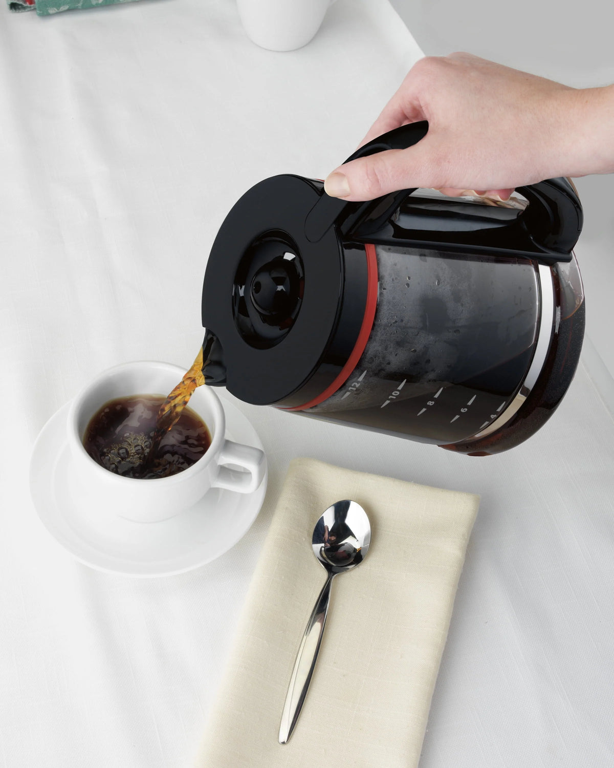 Programmable Coffee Maker, 12 Cups, Black Y1662