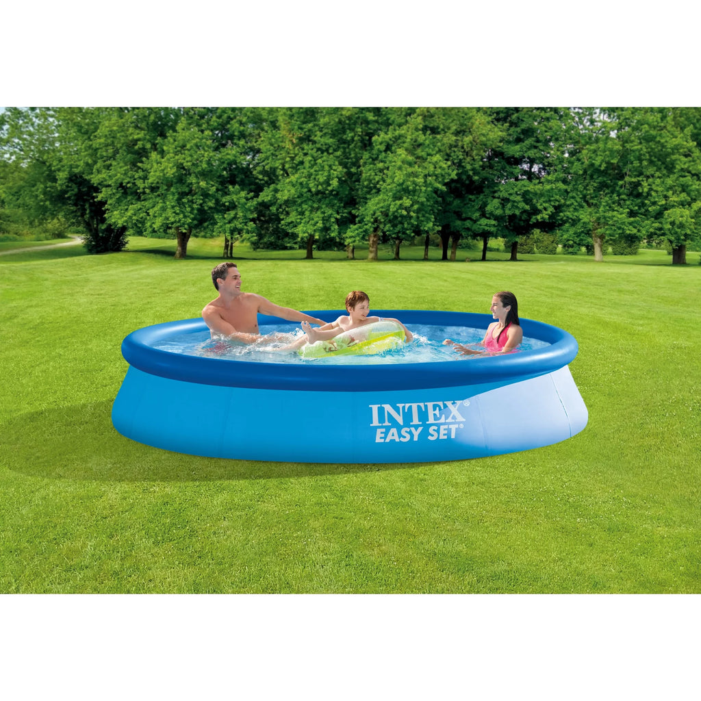 12ft x 30in Inflatable Swimming Pool with Filter Pump Y863147