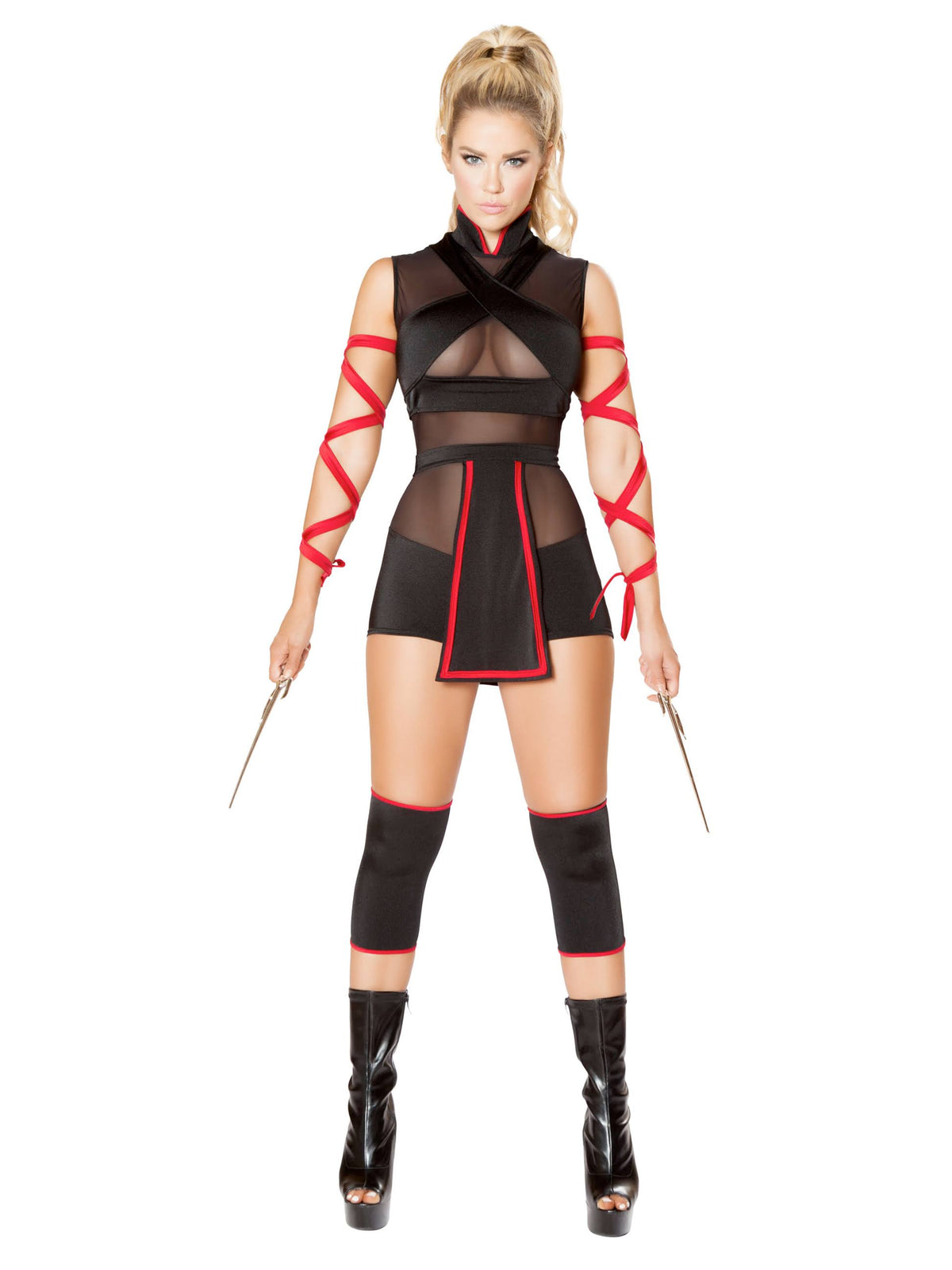 Large Black Red Costume D5138