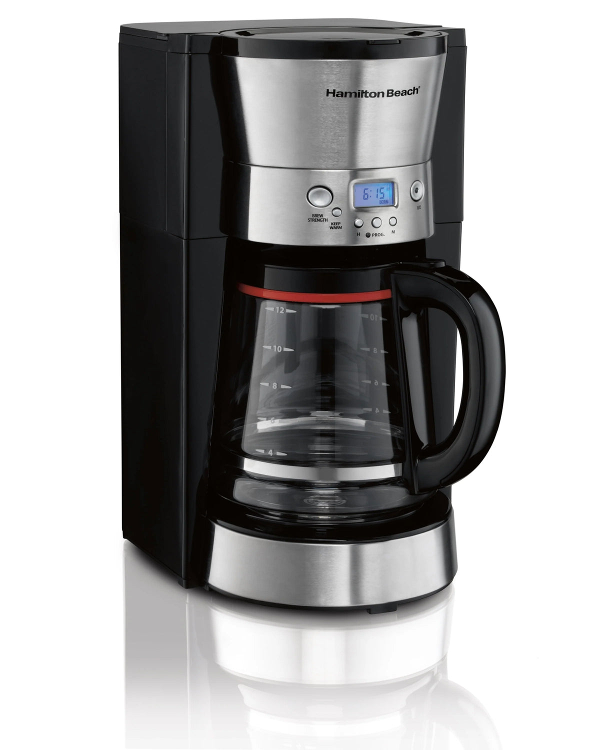 Programmable Coffee Maker, 12 Cups, Black Y1662
