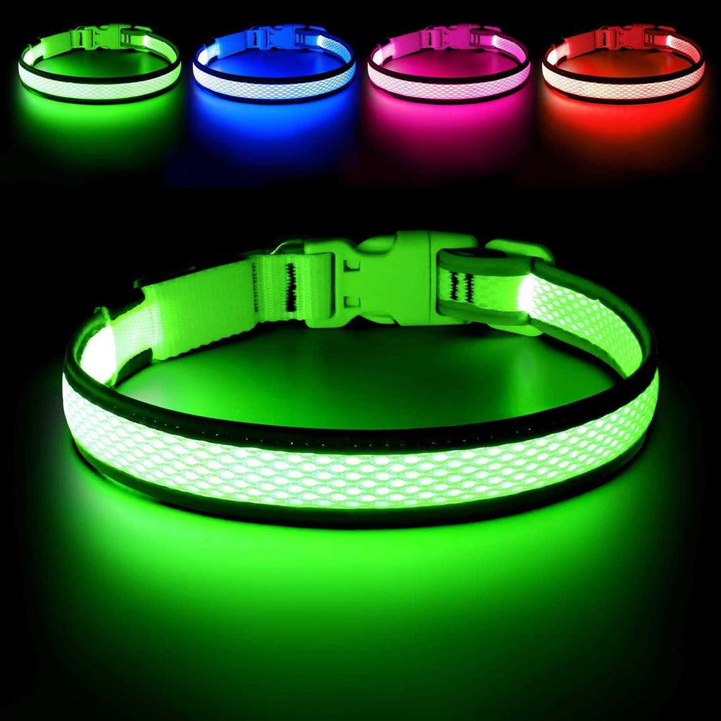 USB Rechargeable LED Dog Collar L44197