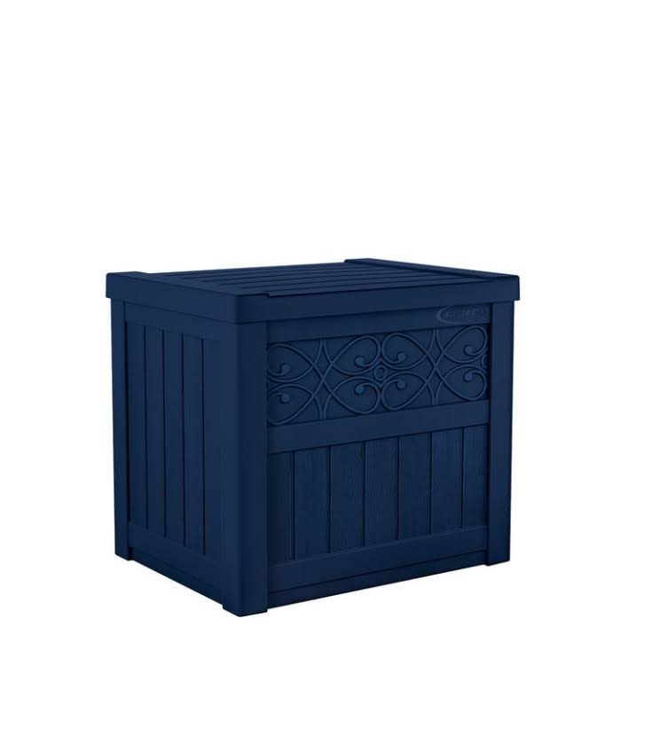 Navy Blue 22 gal. Resin Deck Box S661