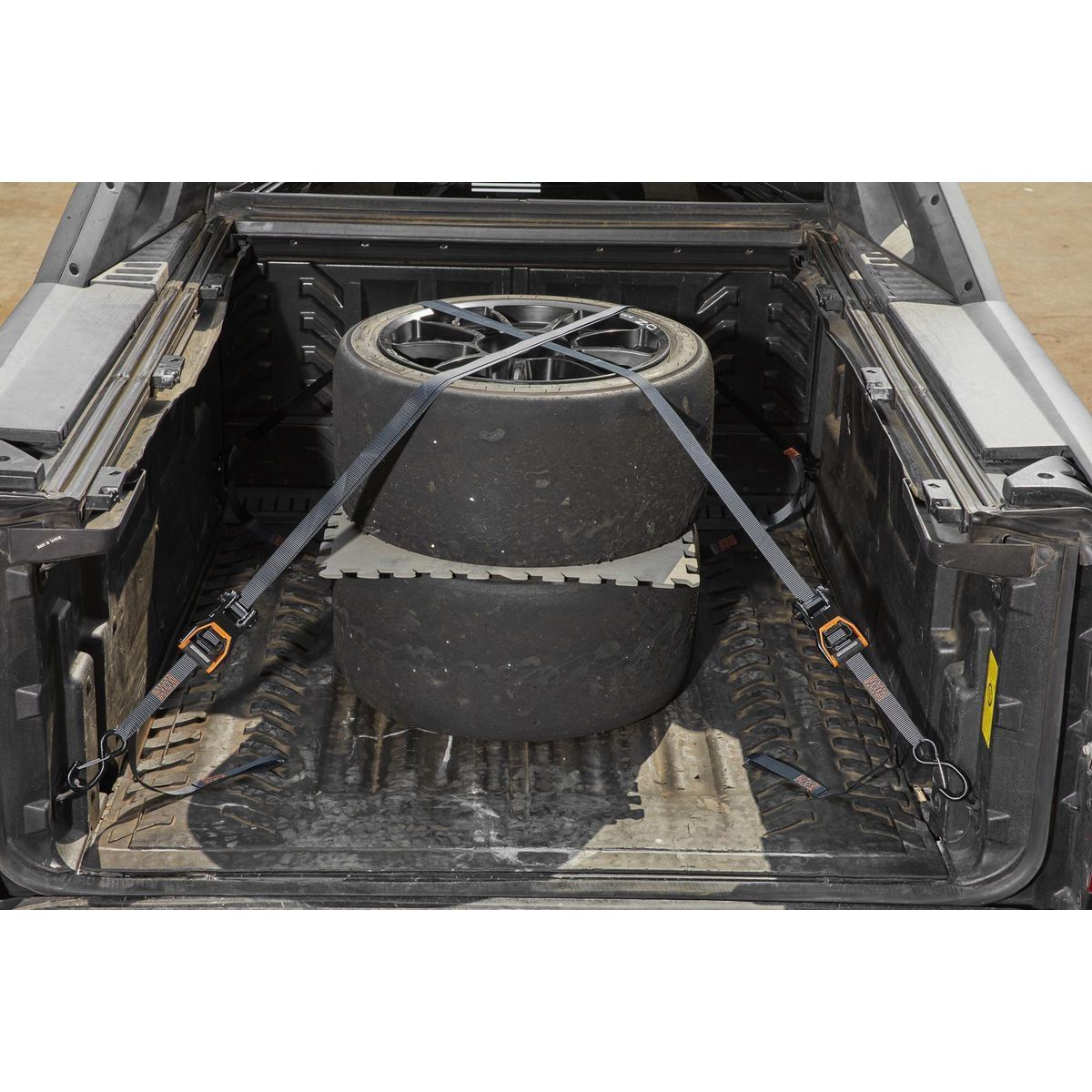500 lb. Capacity 1 in. x 12 ft. Ratcheting Tie-Downs, 2-Pack A768