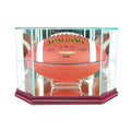 Football Display Case Cherry Finish S96197