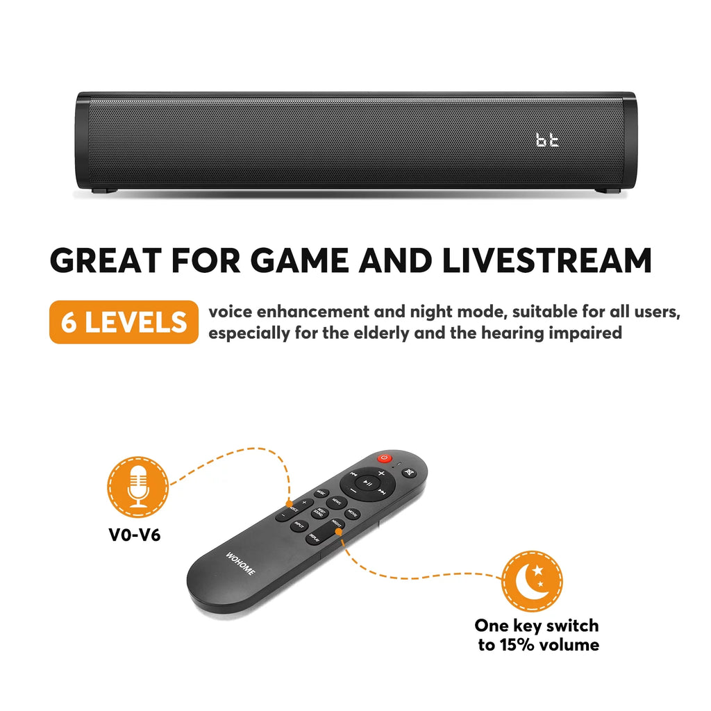 2.1CH Sound Bar with Built-in Subwoofer E27032