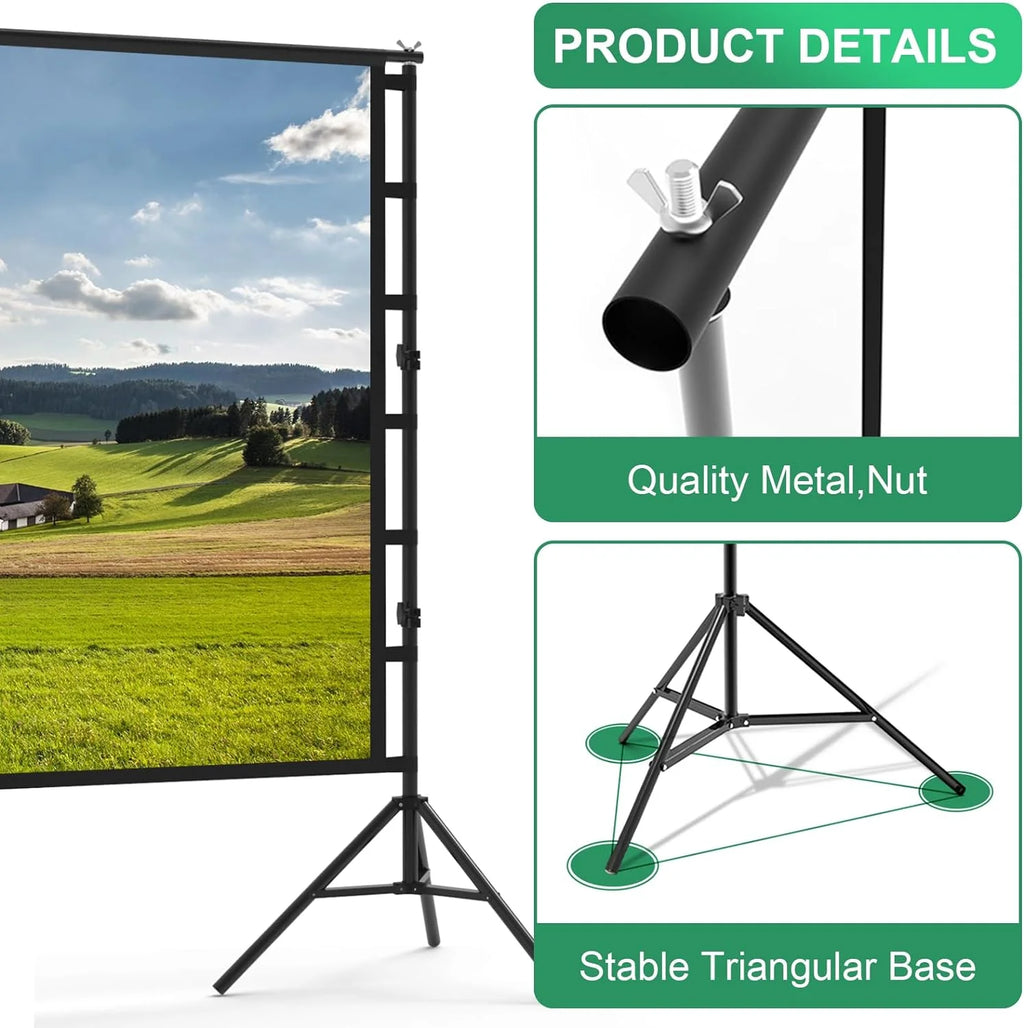 100 inch Portable Projector Screen with Stand N364596