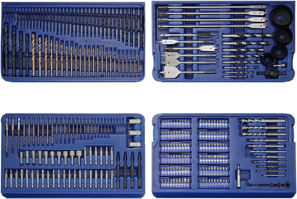 300-Piece Drill and Driver Accessory Set with Storage Case E6235