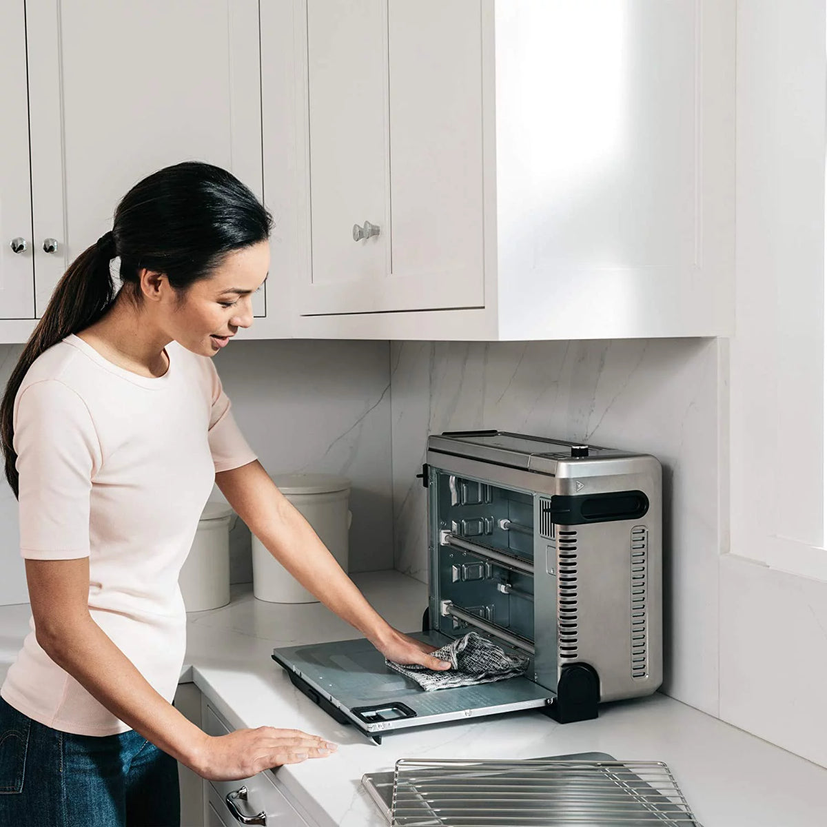 Digital Convection Oven Air Fryer Toaster XL Stainless Steel T5282