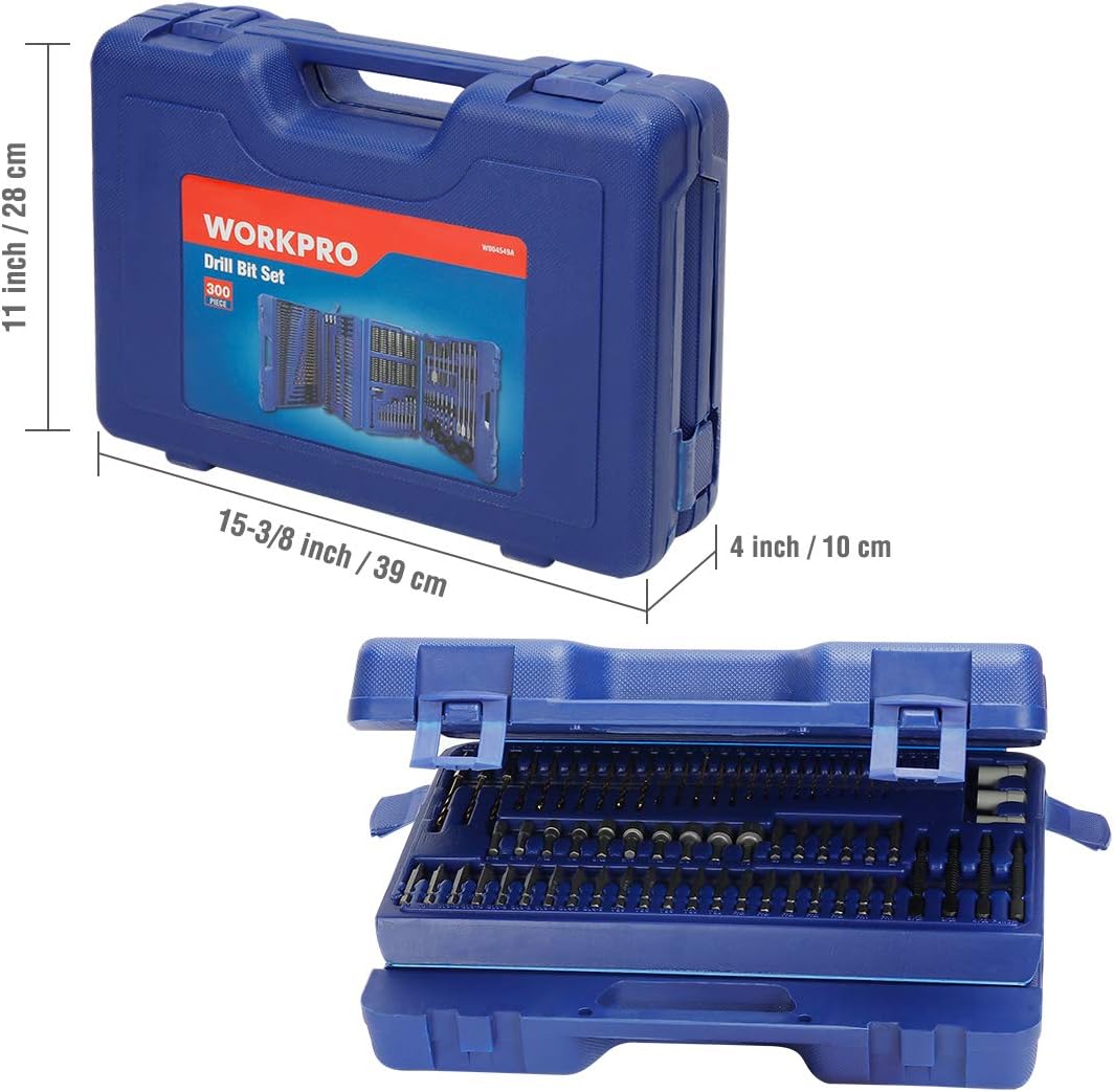 300-Piece Drill and Driver Accessory Set with Storage Case E6235
