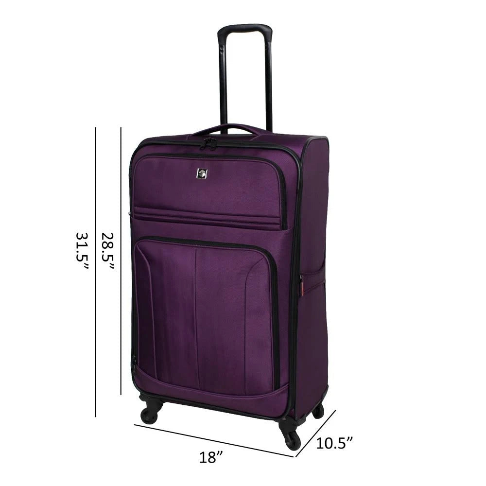 29x22 Spinner Check in Suitcase Purple P291