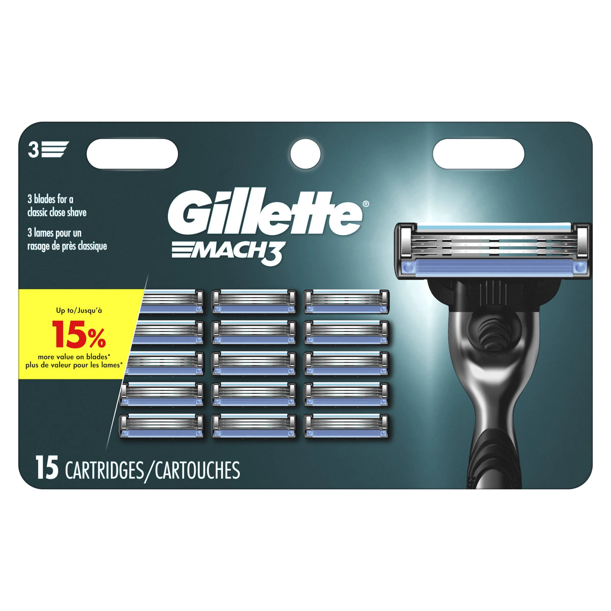 Razor Blade Refills 15 Count N40696