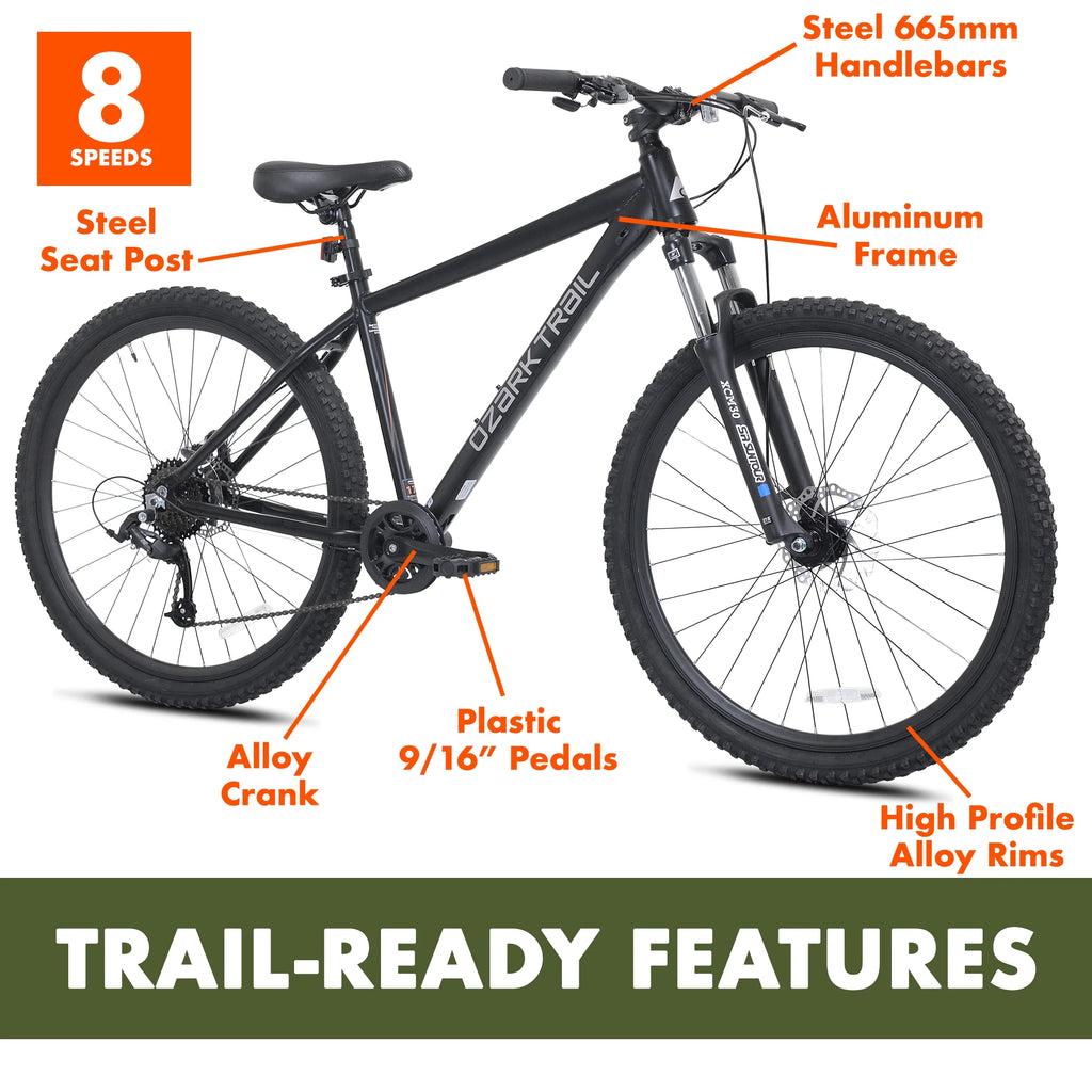 Black Medium Frame Mountain Bike M127