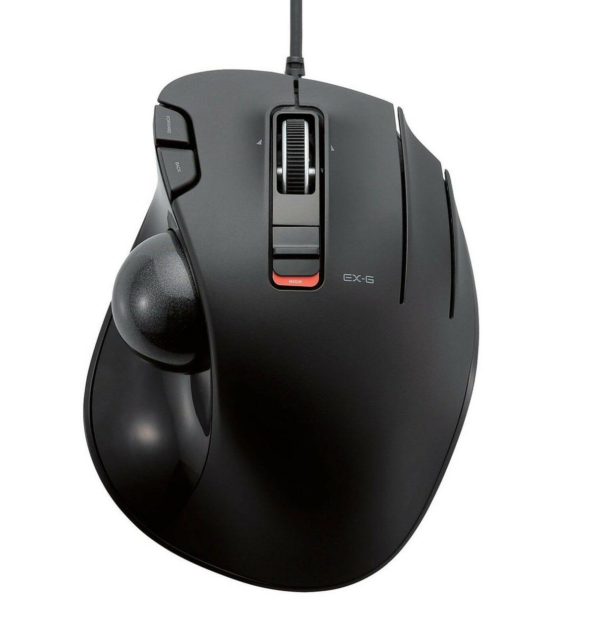 Wired Trackball Mouse 6 Button Black R921