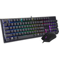 Black USB Mechanical Keyboard and Mouse Combo D408