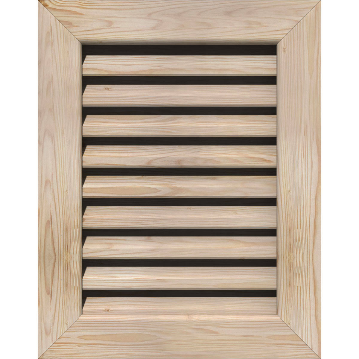 20-in W x 12-in H Smooth Pine Gable Vent E7244