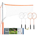 Badminton Net Starter Set with 4 Rackets and 2 Birdies S666