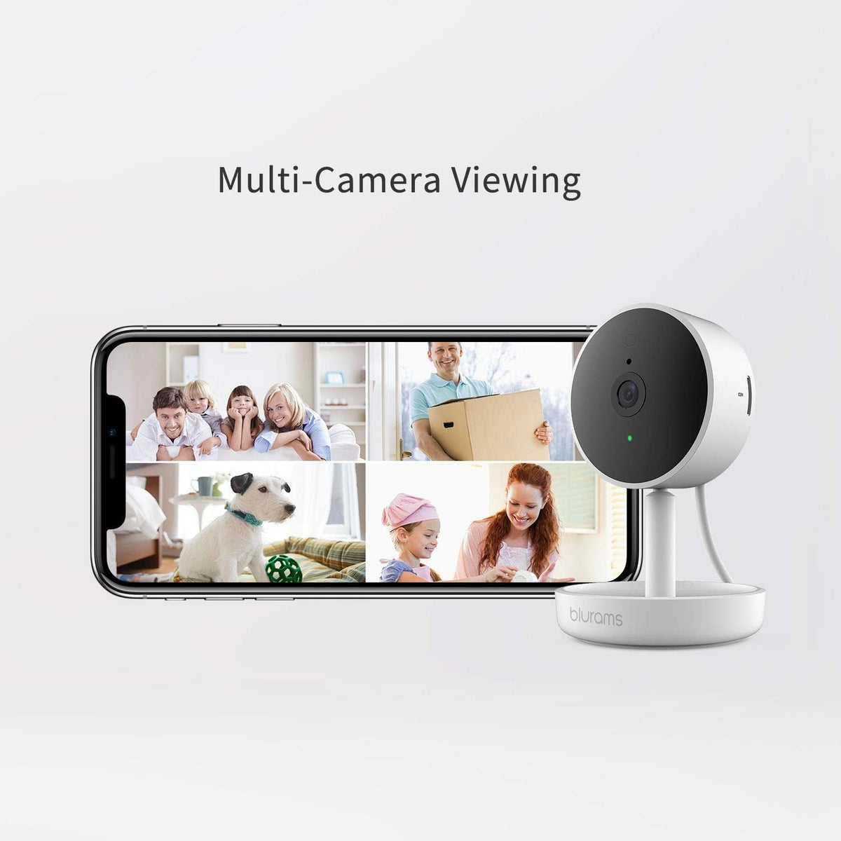Indoor Security Camera Bundle Set 1080p Two-Way Audio Night Vision X728