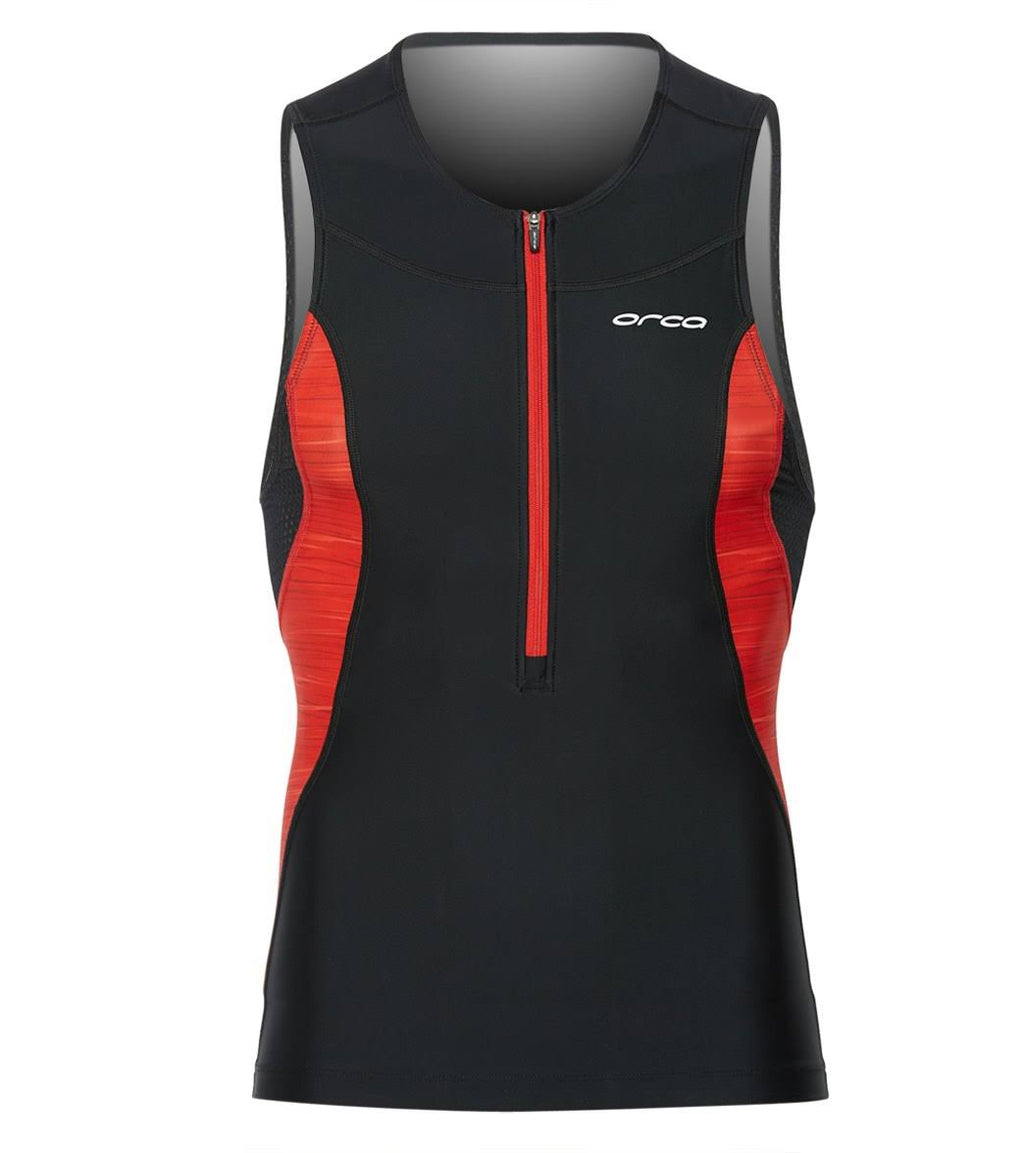 Men's Core Tri Tank Black/Red F424