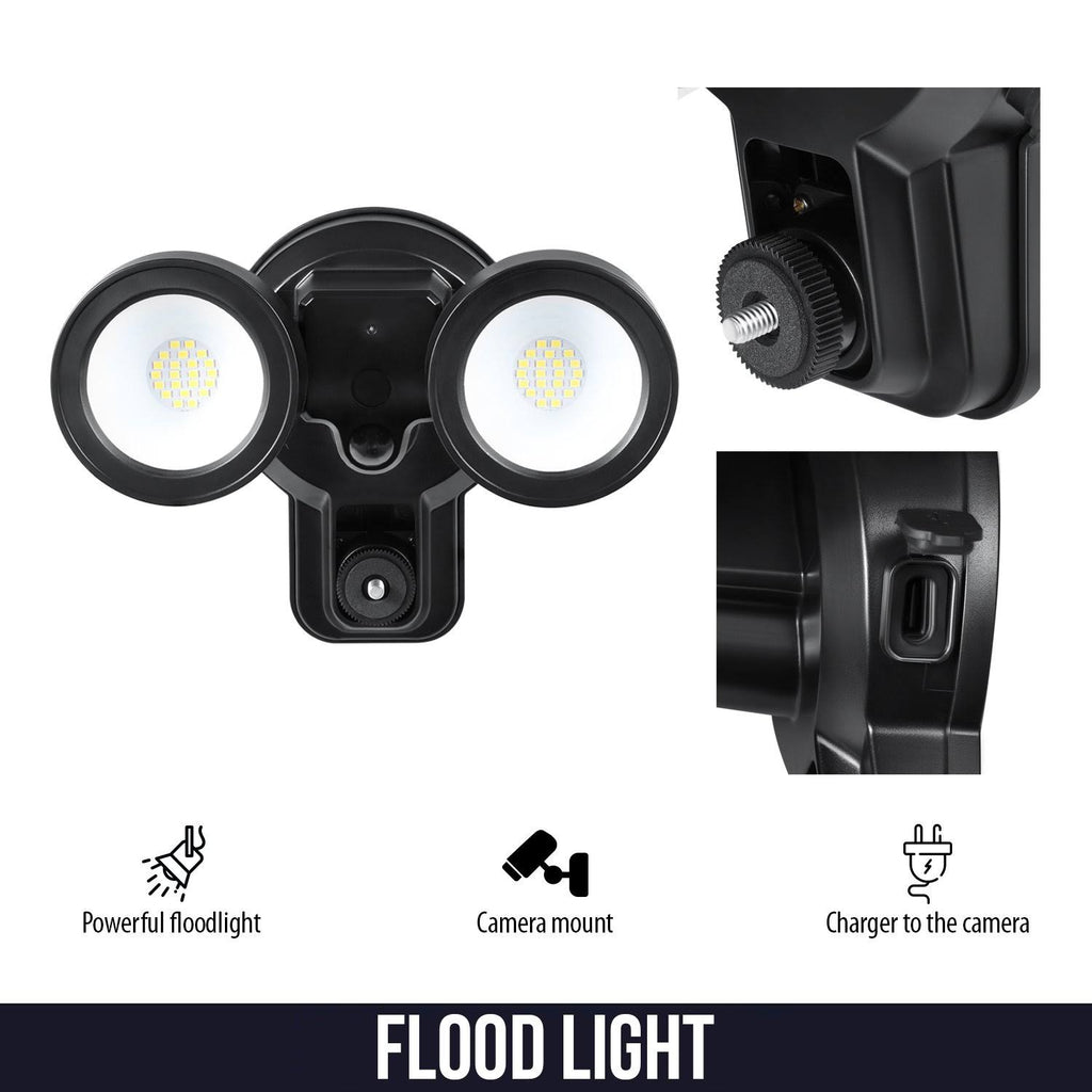 3-in-1 Floodlight, Charger and Mount (White) X745