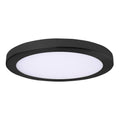 Round Black LED Outdoor Ceiling Light with Remote R79127