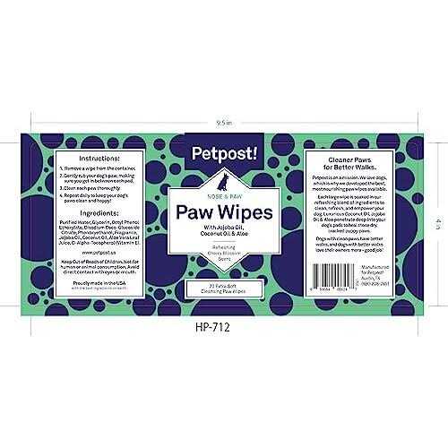 Dog Paw Cleaner with Coconut Oil, Jojoba Oil, and Aloe X758