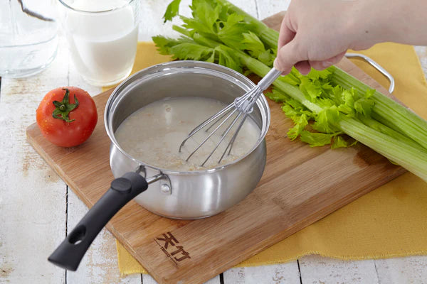 Stainless-Steel Sauce Pan with Glass Lid 16cm U8494