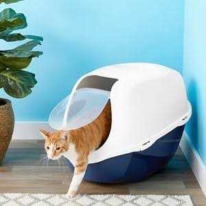 Hooded Cat Litter Box L305