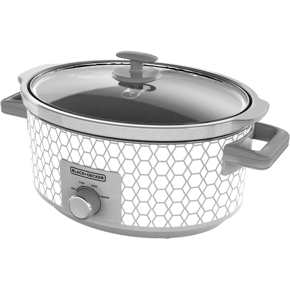 White/Gray 8.3 qt Slow Cooker K956
