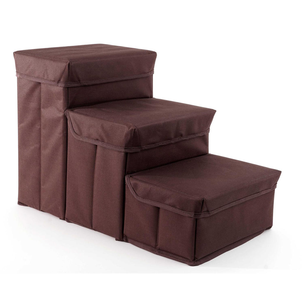 Padded 3 Step Pet Storage Foldable Steps F820