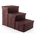 Padded 3 Step Pet Storage Foldable Steps F820