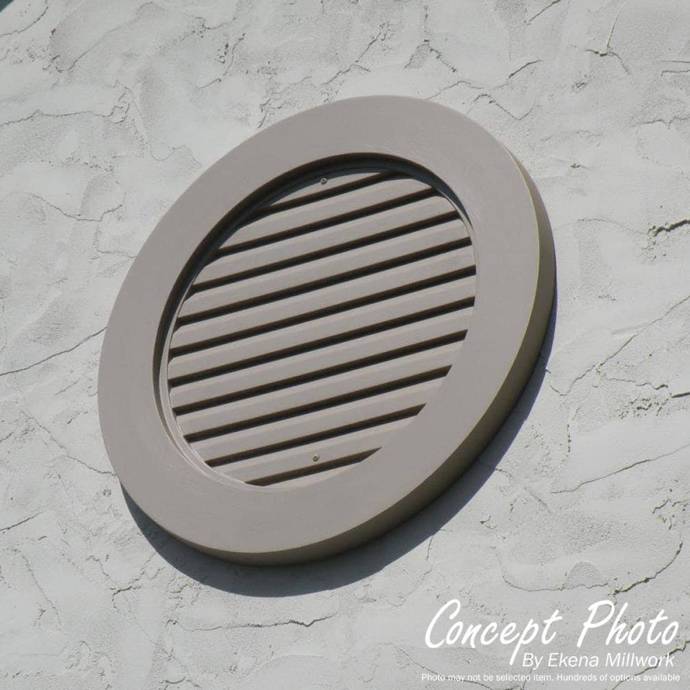 12 inch x 25 inch Vertical Urethane Gable Vent Louver T835824