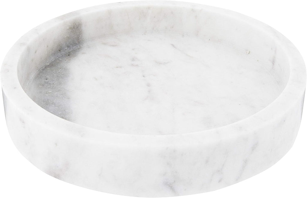 8 Round Carved Marble Tray K752284
