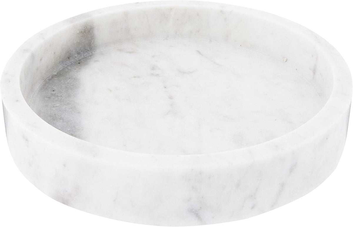 8 Round Carved Marble Tray K752284