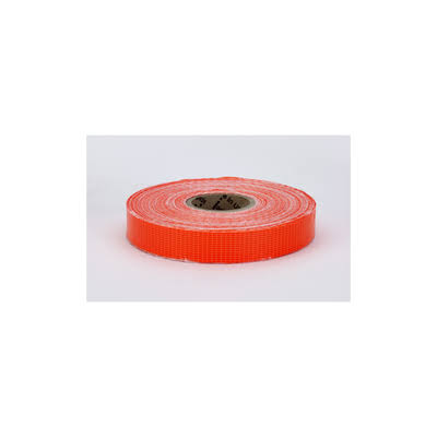 Fluorescent Orange Vinyl Coated Nylon Barricade Tape Y456