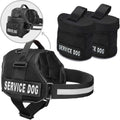 Service Dog Vest with Hook and Loop Straps and Detachable Backpacks in 7 Sizes U645
