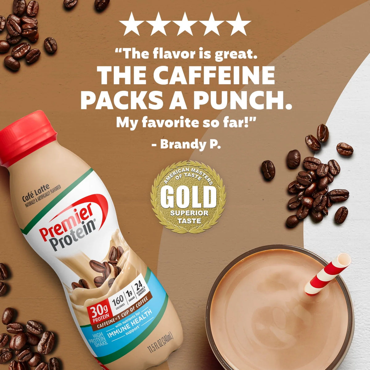 Cafe Latte Protein Shake 11.5 fl oz 12 Ct B38424
