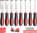 12 pc Wood Chisel Set Heat-Treated Cr-V Alloy Blades Woodworking Tools P775