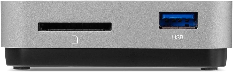 USB-C Travel Dock 5 Port with HDMI SD Card Space Grey S61853