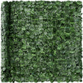 94x59in Artificial Faux Ivy Hedge Privacy Fence Screen Q456