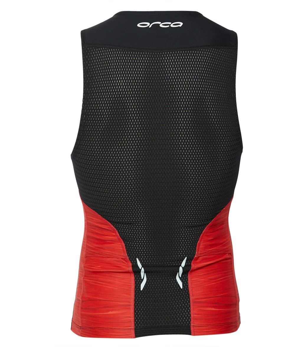 Men's Core Tri Tank Black/Red F424