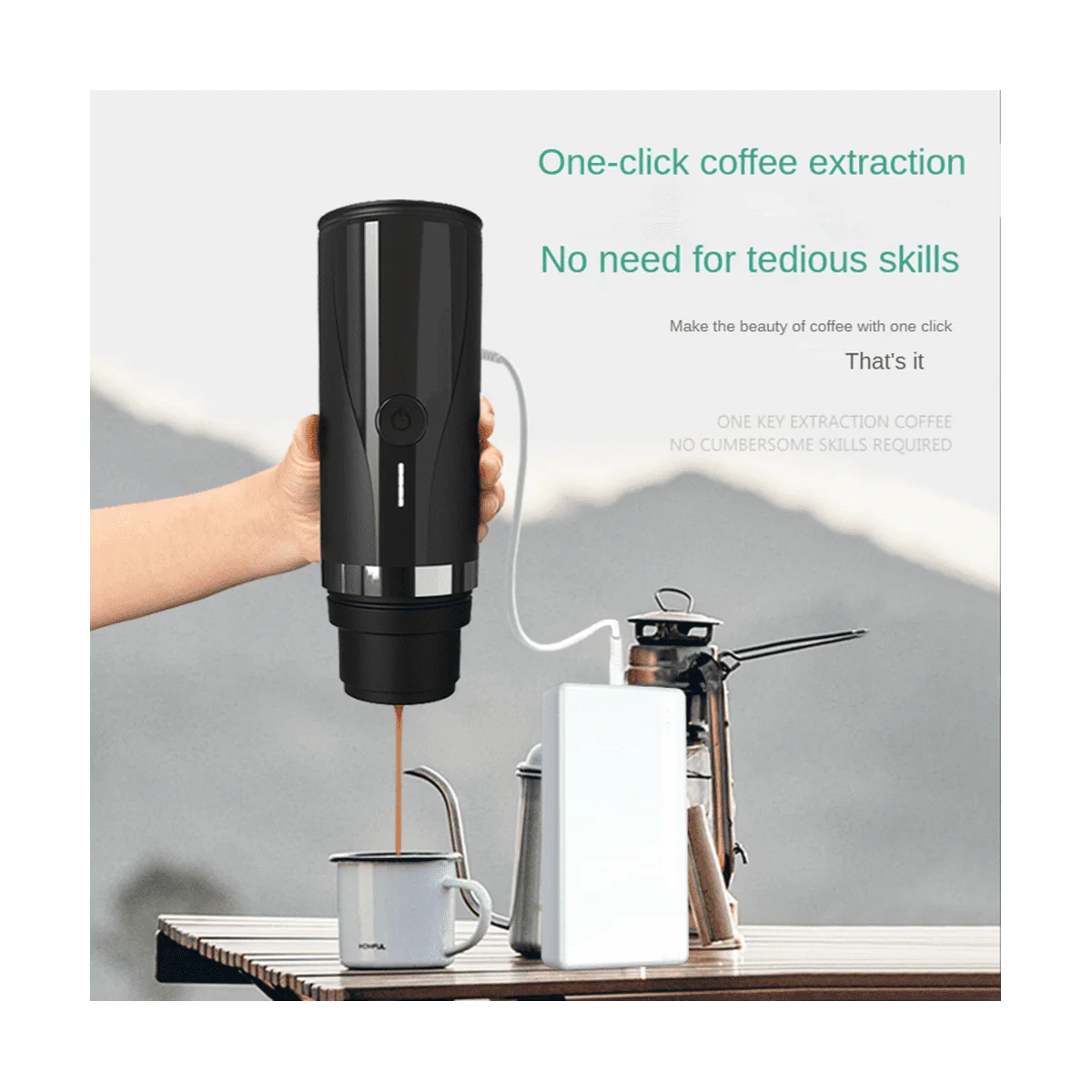 Portable Rechargeable Espresso Machine C128