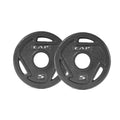 Black Olympic Grip Plate Set, 5 lb x 2 E297907