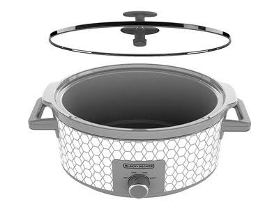 White/Gray 8.3 qt Slow Cooker K956