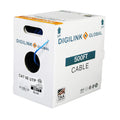 Blue 250ft CAT6e Riser UTP 24AWG Solid Bare Copper Ethernet Cable S975